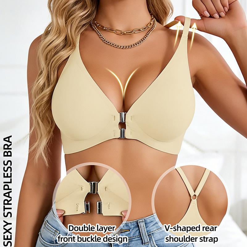 Women's Front-closure Leopard  - Full Coverage Bra 评论和价格
