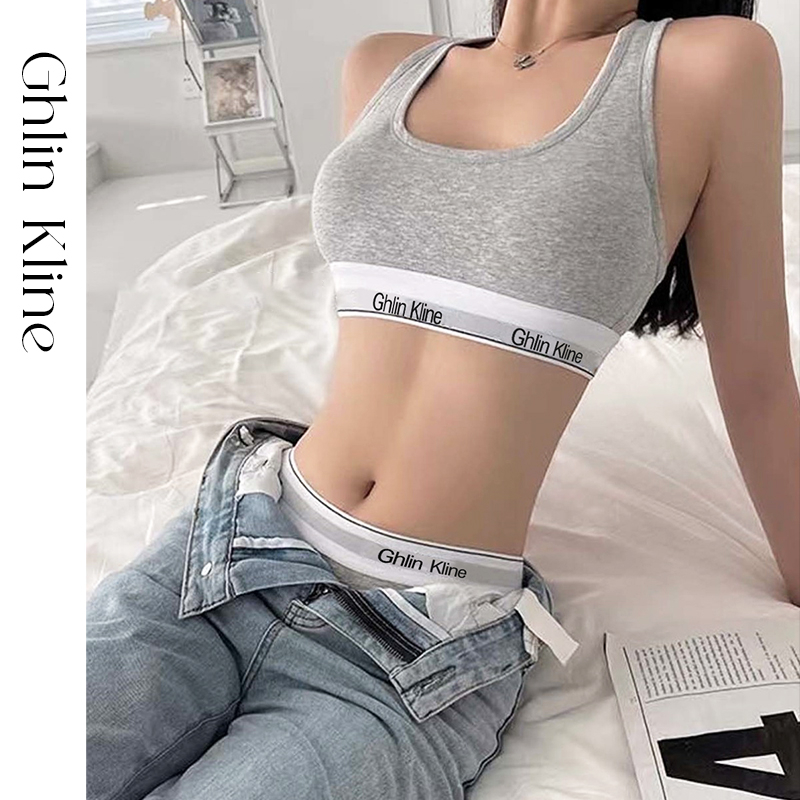 2PCS Ghlin Kline Underwear wit - T Shirt Bra Seamless 评论和价格