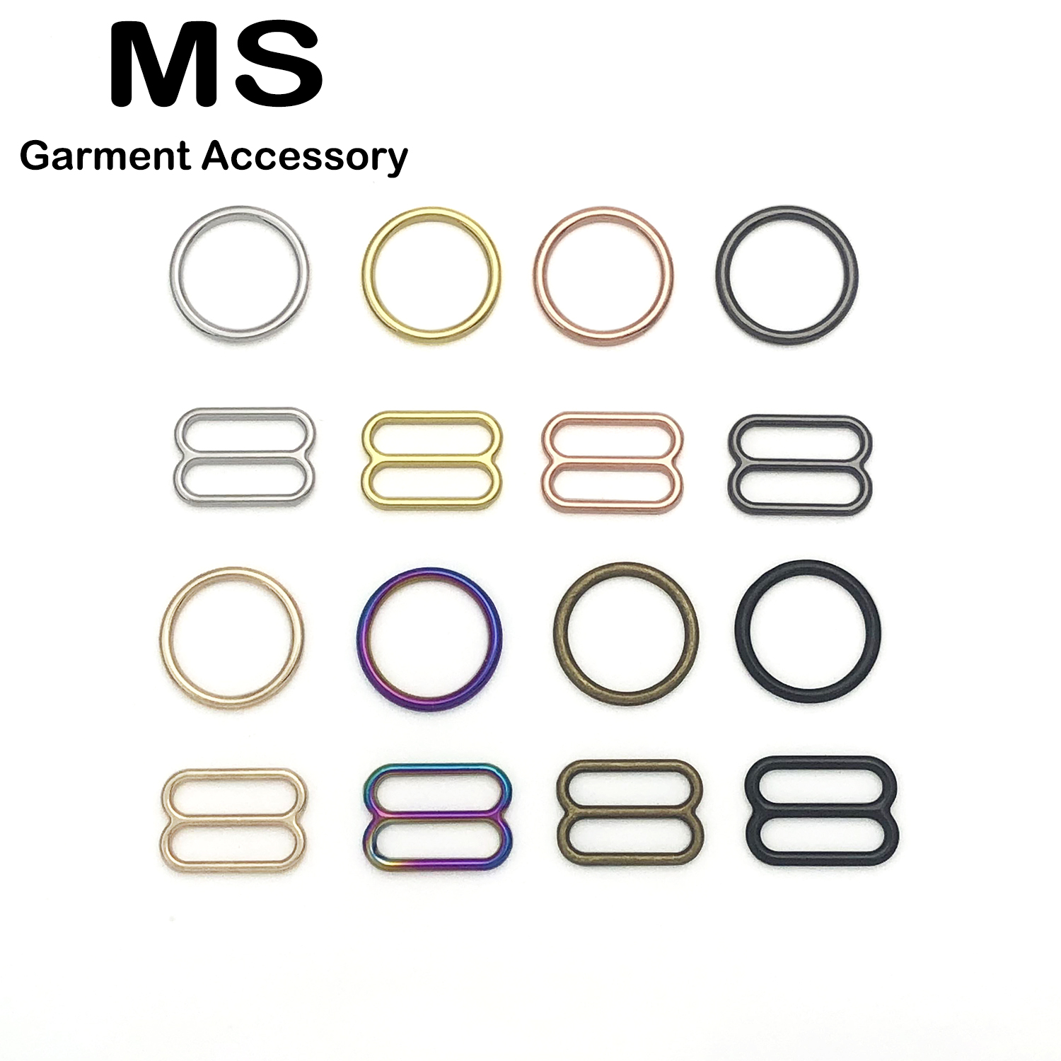 10Sets Bra Rings And Sliders S - Nursing Bra Clip 评论和价格