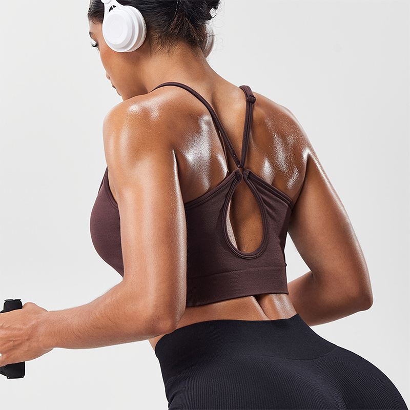 Women Hollow Back Adjustable S - Sports Bra Racerback 评论和价格
