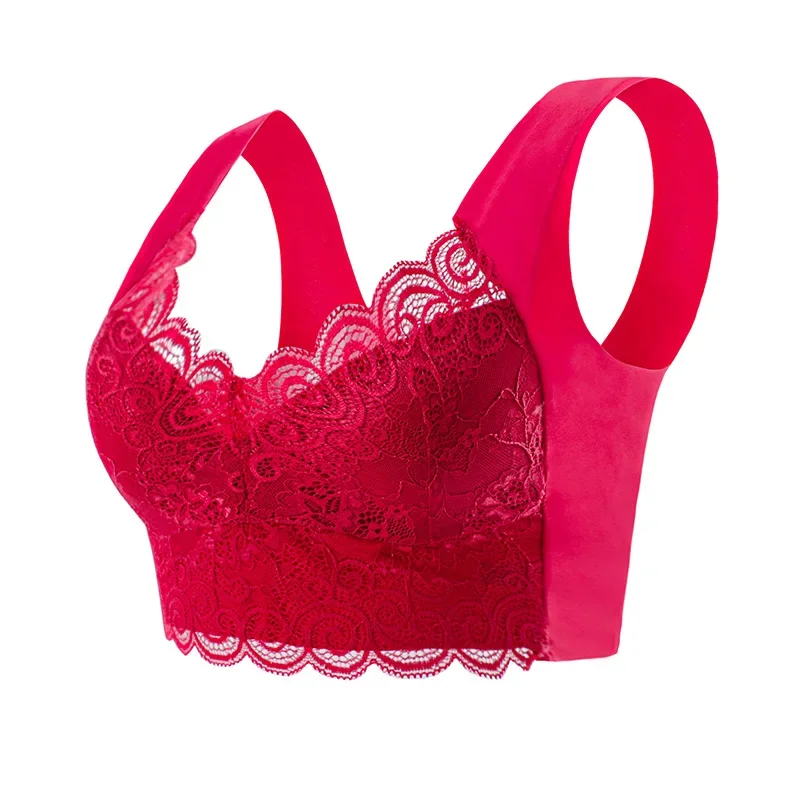 1pcs Ice Silk Seamless Lace Br - Sleep Bra Bralette 评论和价格