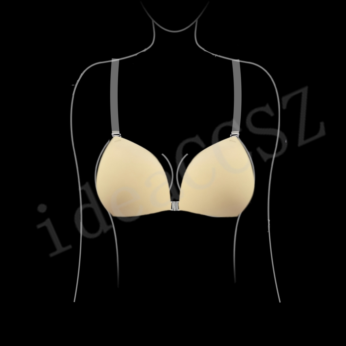Sticky Bra for Women Backless  - Plunge Bra Push Up 评论和价格