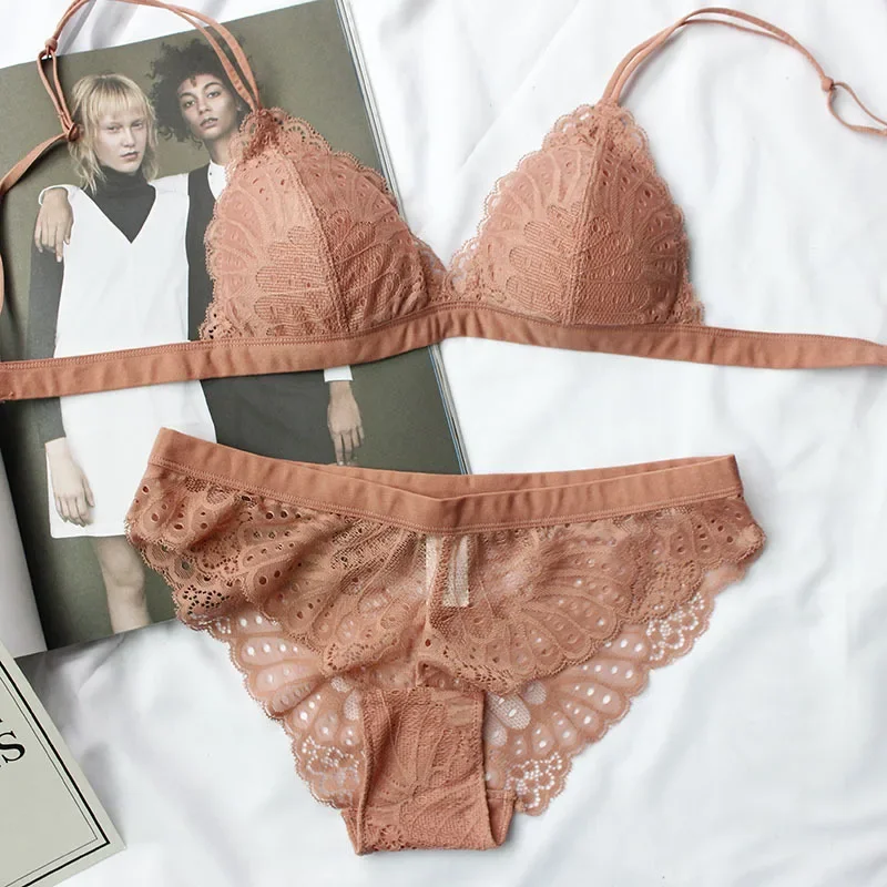 KUCLUTfull lace triangle cup s - Sleep Bra Bralette 评论和价格
